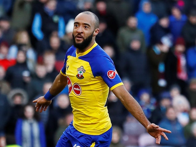 Southampton's Nathan Redmond celebrates after scoring against Burnley on February 2, 2019