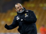 Wolves boss Nuno Espirito Santo celebrates another victory on January 29, 2019