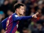 Philippe Coutinho celebrates scoring for Barcelona in the Copa del Rey on January 30, 2019