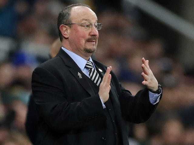 Rafael Benitez in charge of Newcastle United on January 29, 2019