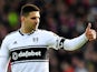 Fulham striker Aleksandar Mitrovic in action during his side's Premier League clash with Manchester United on February 9, 2019