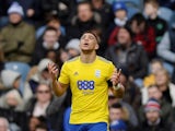 Birmingham City's Che Adams celebrates after scoring against QPR on February 9, 2019