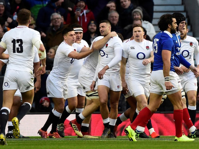 Jonny May hat-trick helps England to resounding victory over France
