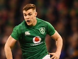 Ireland's Garry Ringrose in action against England in the Six Nations on February 2, 2019