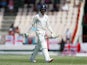 Keaton Jennings departs after being dismissed for England against West Indies on February 9, 2019
