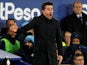 Everton manager Marco Silva watches on against Manchester City in the Premier League on February 6, 2019