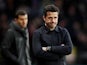 Everton manager Marco Silva looks disappointed during his side's Premier League defeat to Watford on February 9, 2019