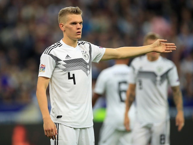 Matthias Ginter in action for Germany in October 2018