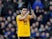Wolves striker Raul Jimenez applauds himself on February 2, 2019