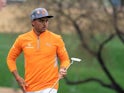 Rickie Fowler in action at the Waste Management Phoenix Open on February 3, 2019