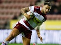Romaine Navarrete in action for Wigan Warriors on February 8, 2019