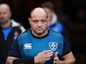 Ireland captain Rory Best leads the warm-up ahead of the Six Nations match against England on February 2, 2019