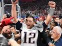 Tom Brady celebrates winning the Super Bowl again on February 3, 2019