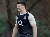 Tom Curry during an England training session on February 7, 2019