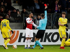 Lacazette to miss Europa League last-16 clash after UEFA ban