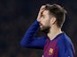Gerard Pique in action for Barcelona on February 6, 2019