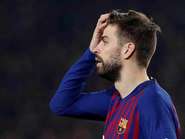 Pique urges Barcelona to up their game for Champions League clash with Lyon