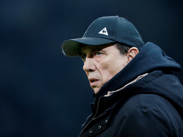Jean-Louis Gasset as Saint-Etienne manager in January 2019.