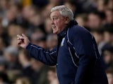 Steve Bruce in charge of Sheffield Wednesday on February 12, 2019