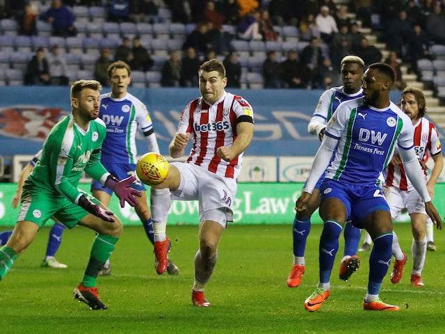 Result: Allen closest to breaking deadlock as Stoke draw with Wigan