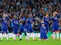 Chelsea players react to losing the penalty shootout in the EFl Cup final against Manchester City on February 24, 2019