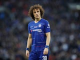 Chelsea defender David Luiz during the EFL Cup final against Manchester City on February 24, 2019