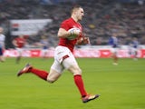 George North in action for Wales on February 1, 2019