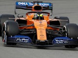 Lando Norris in action during F1 testing on February 19, 2019