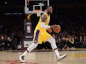 LeBron James in action for the Lakers on February 21, 2019