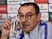 Maurizio Sarri speaks at a presser on February 20, 2019