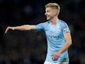 Manchester City defender Oleksandr Zinchenko in action during the EFL Cup final against Chelsea on February 24, 2019
