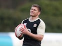 Owen Farrell during an England training session on February 20, 2019