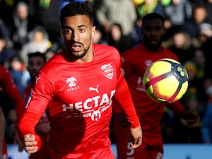 Nimes attacker Rachid Alioui in action against Nantes in February 2019