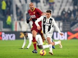 Roma midfielder Steven N'Zonzi chases Juventus striker Paulo Dybala during their Serie A clash in December, 2018