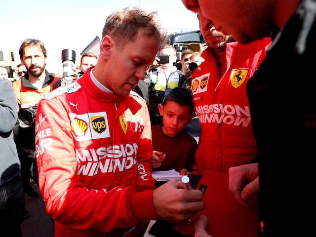 Sebastian Vettel impresses on opening day of F1 testing