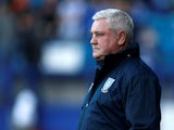Sheffield Wednesday manager Steve Bruce watches on during his side's Championship clash with Swansea City on February 23, 2019
