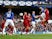 Dominic Calvert-Lewin gets a header on target during the Merseyside derby clash between Everton and Liverpool on March 3, 2019
