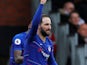 Gonzalo Higuain celebrates getting the opener for Chelsea at Fulham on March 3, 2019