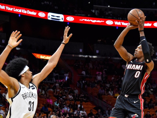 Result: Miami Heat keep play-off hopes on track with win over Brooklyn Nets