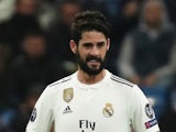 Real Madrid midfielder Isco pictured in December 2018