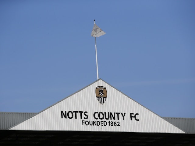 A general shot of Notts County stadium Meadow Lane in April 2015