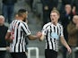 Newcastle United midfielder Sean Longstaff celebrates scoring against Burnley on February 26, 2019