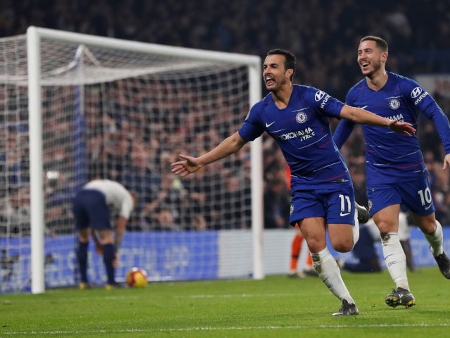 Watch Pedro react to victory over Tottenham after 'difficult' week for Chelsea