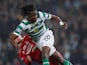Dedryck Boyata pictured playing for Celtic in December 2018