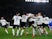 Derby County players celebrate scoring against Wigan Athletic on March 5, 2019