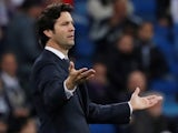 Real Madrid manager Santiago Solari reacts during his side's Champions League defeat to March on March 5, 2019