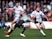 Gloucester's Tom Marshall in action with Harlequins' Ross Chisholm on March 10, 2019