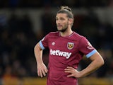 Andy Carroll in action for West Ham United on January 29, 2019