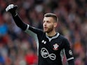 Angus Gunn pictured for Southampton on March 9, 2019