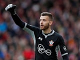 Angus Gunn pictured for Southampton on March 9, 2019